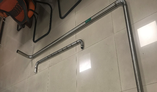 要用內窺鏡檢測的不銹鋼管道