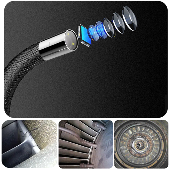 亞泰光電QIE系列高清內(nèi)窺鏡像素高達(dá)兩百萬，內(nèi)窺鏡成像高清